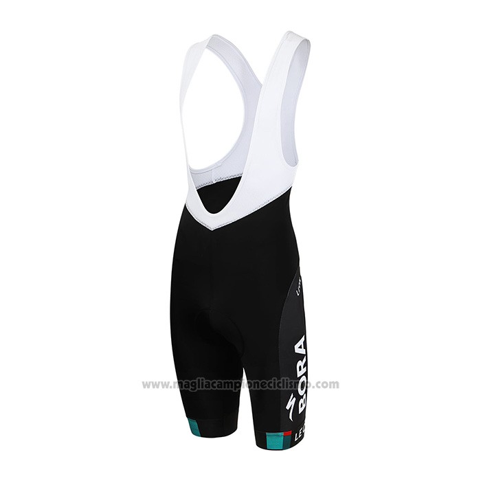 2022 Abbigliamento Ciclismo Bora-Hansgrone Verde Bianco Manica Corta e Salopette